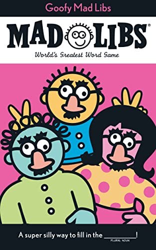 Goofy Mad Libs book cover